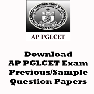 AP PGLCET Question Papers 