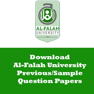Al-Falah University Question Papers