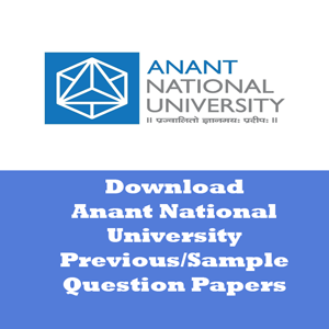 Anant National University Question Papers