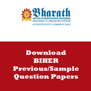 BIHER Question Papers