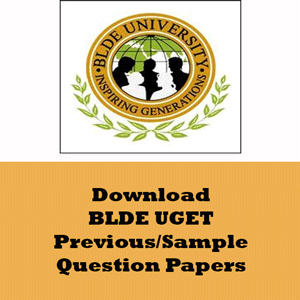 BLDE UGET Question Papers