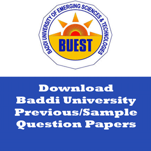 Baddi University Question Papers