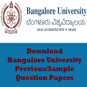 Bangalore University Question Papers