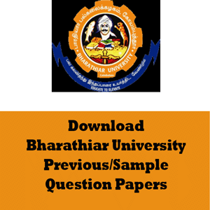 Bharathiar University Question Papers
