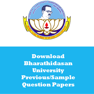 Bharathidasan University Question Papers