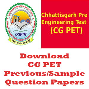 CGPET Question Papers