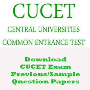 CUCET Question Papers