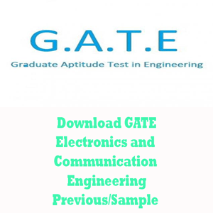 GATE Electronics and Communication Engineering Papers