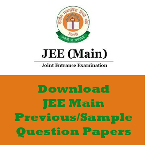JEE MAIN Question Papers