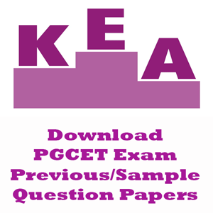Karnataka PGCET Question Papers