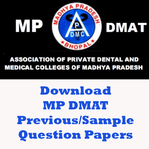 MP DMAT Question Papers
