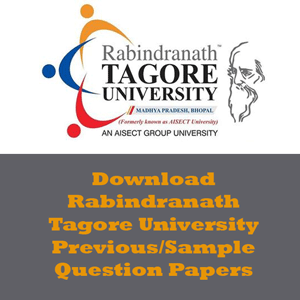 Rabindranath Tagore University Question Papers