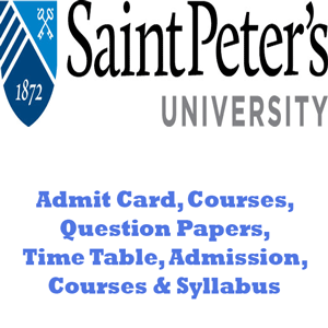 St. Peter's University Question Papers