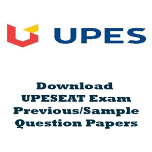 UPESEAT Question Papers