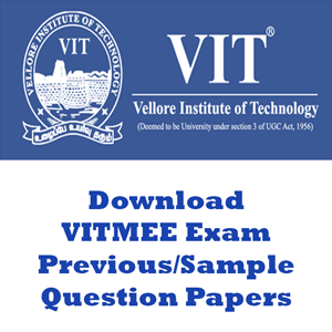 VITMEE Question Papers