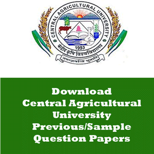 Central Agricultural University Question Papers