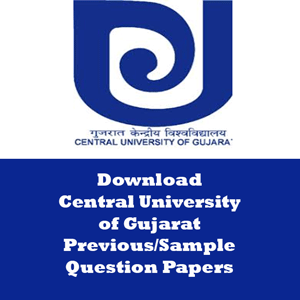 Central University of Gujarat Question Papers