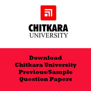 Chitkara University Question Papers