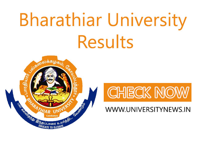 Bharathiar University Results